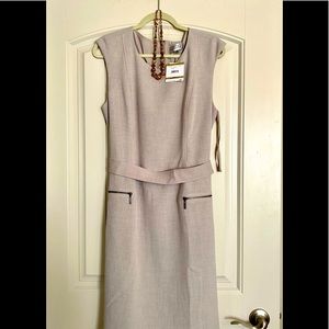 Beautiful Dress! Kasper linen sleeveless, fully lined Size 14.